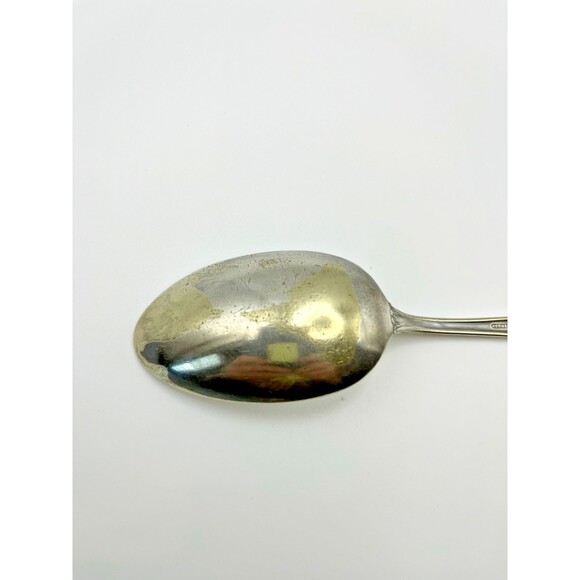 International Silver Antique Dunraven Silverplate Serving Spoon 120 DWT - Picture 5 of 7